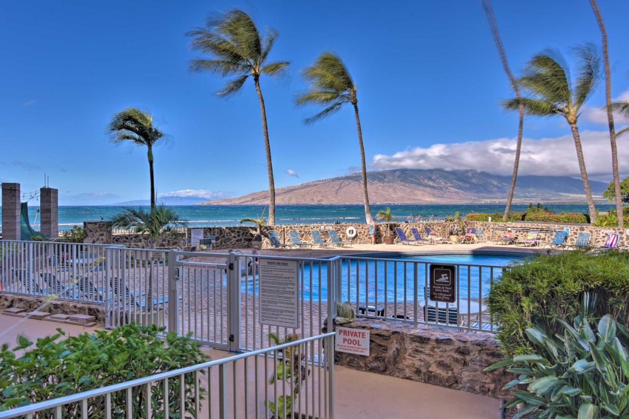 Beachfront Kihei Sanctuary With Lanai And Ocean Views! Eksteriør bilde